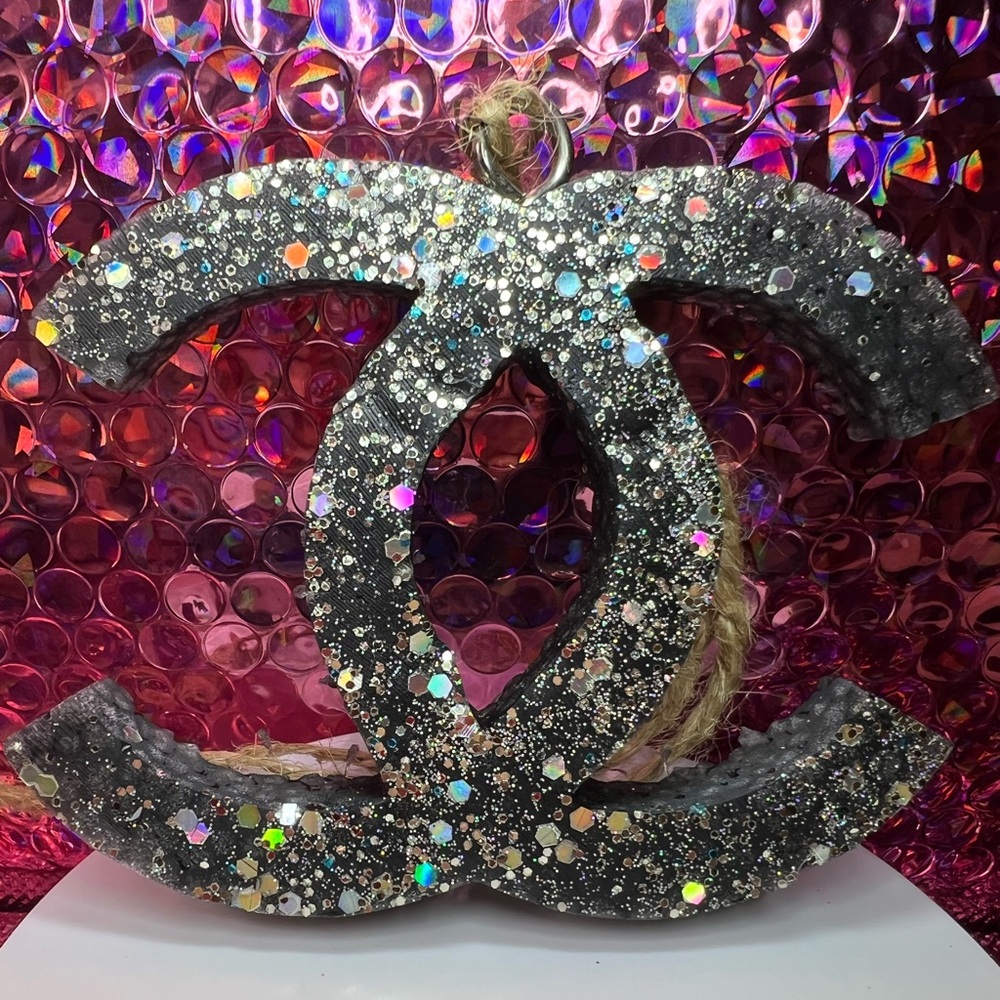 Sparkling Black car Freshie